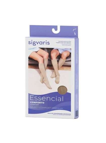 Meia de Compressão 3/4 Sigvaris Select Comfort 20-30 mmHg M2