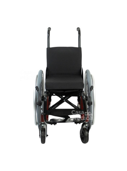 Cadeira de Rodas Infantil Mini K 34cm Vermelho Perolizado Ortobras