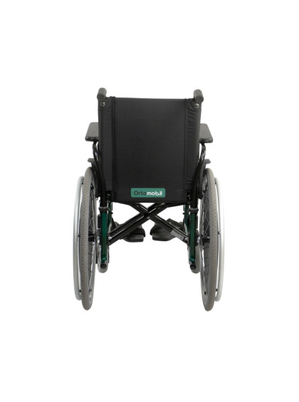 Cadeira de Rodas Dobravel MA3E 44cm Verde Ortomobil