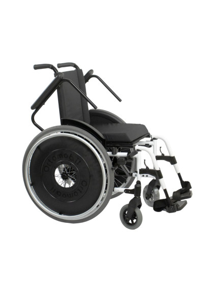 Cadeira de Rodas Dobravel MA3E 42cm Branco Ortomobil