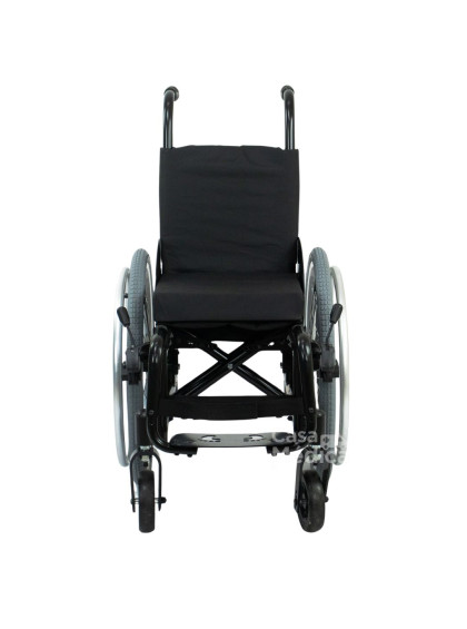 Cadeira de Rodas Infantil Mini K Preto 36x34x35 Ortobras