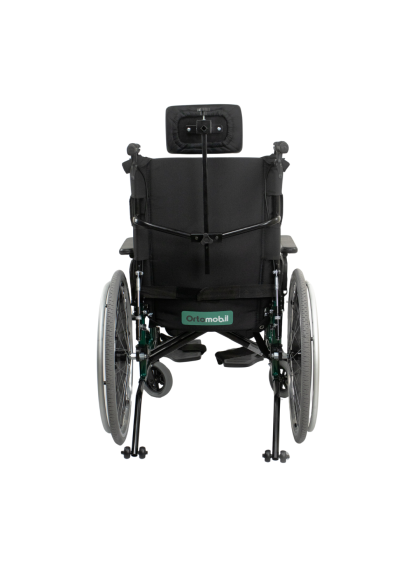 Cadeira de Rodas MA3R Alumínio 44cm Verde Reclinável Ortomobil