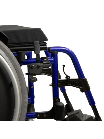 Cadeira de Rodas Dobravel MA3E 50cm Azul Ortomobil