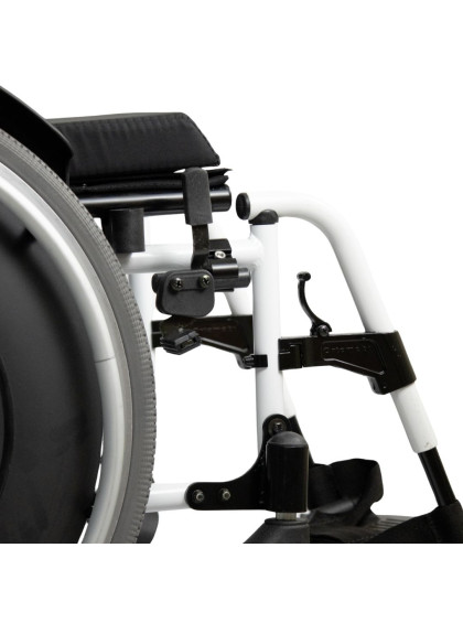 Cadeira de Rodas Dobravel MA3E 42cm Branco Ortomobil