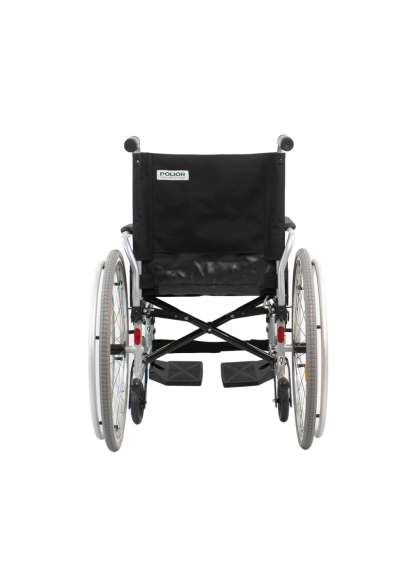 Cadeira de Rodas Alumínio Start C1 Plus Pés Rebatíveis 40,5cm Prata Ottobock