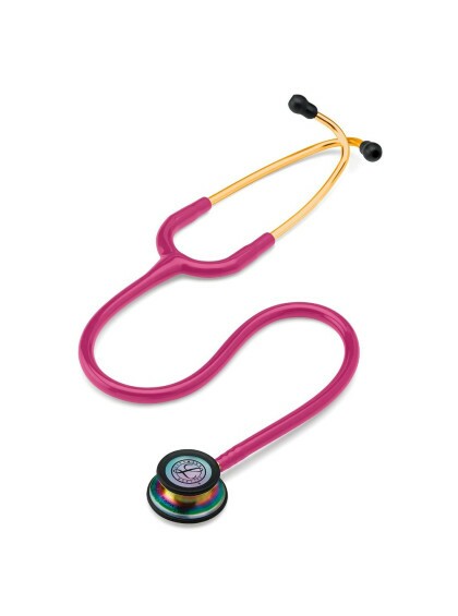 Estetoscópio Littmann Classic III Adulto Framboesa Arco Íris 