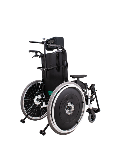 Cadeira de Rodas MA3R Alumínio 50cm Branca Reclinável Ortomobil