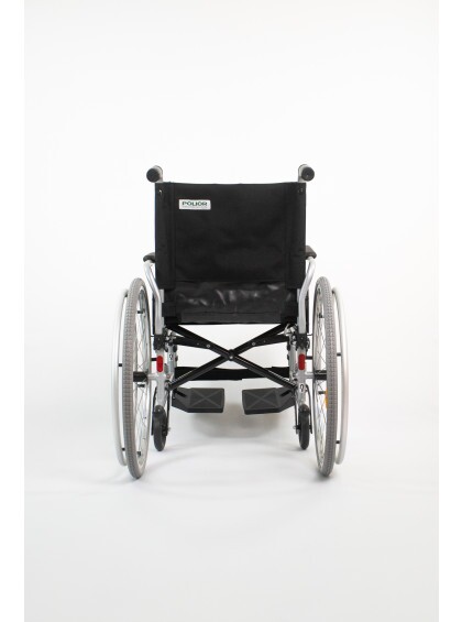 Cadeira de Rodas Alumínio Start C1 Plus Pés Rebatíveis 38cm Prata Ottobock