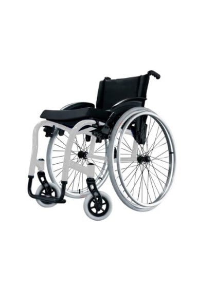 Cadeira de Rodas Monobloco Star Lite 38cm Branca Ortobras 