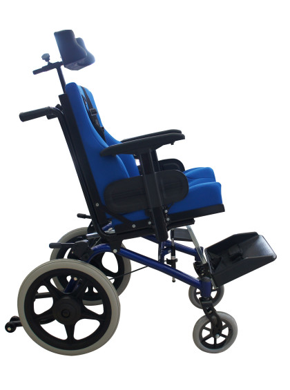 Cadeira de Rodas Conforma Tilt com Apoio Postural 35cm Azul Glacial Ortobra