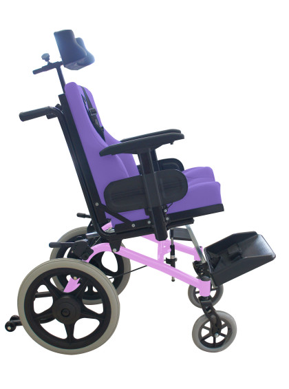 Cadeira de Rodas Conforma Tilt com Apoio Postural 30cm Rosa Pink Ortobras