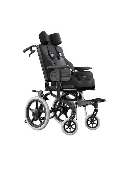 Cadeira de Rodas Conforma Tilt Reclinável com Apoio Postural 35cm Preta Ortobras