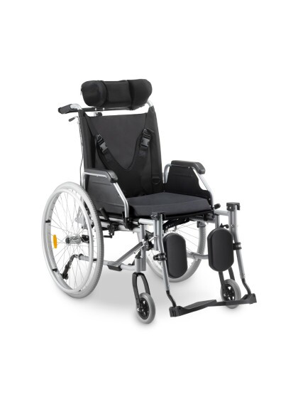 Cadeira de Rodas Tetra Reclinável com Encosto e Cinto até 130 Kg D700- 40cm - Dellamed