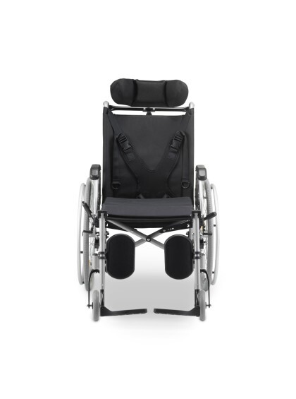 Cadeira de Rodas Tetra Reclinável com Encosto e Cinto até 130 Kg D700- 40cm - Dellamed