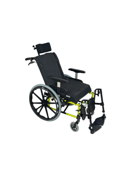 Cadeira Rodas Avd Alum Reclinavel 42Cm Verde Oliva Ortobras 