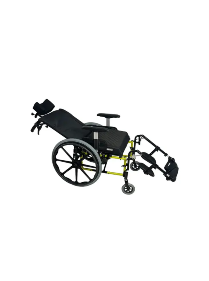 Cadeira Rodas Avd Alum Reclinavel 42Cm Verde Oliva Ortobras 