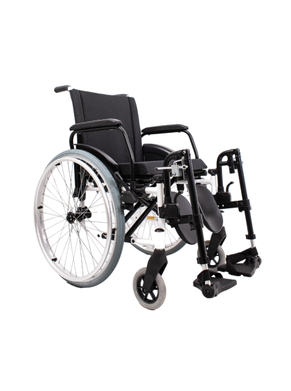 	Cadeira de Rodas K2 Alumínio Pés Eleváveis 42cm Branco Ortobras