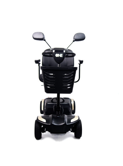 Cadeira de Rodas Motorizada Scooter Elétrica Dobrável até 136kg - Dourada
