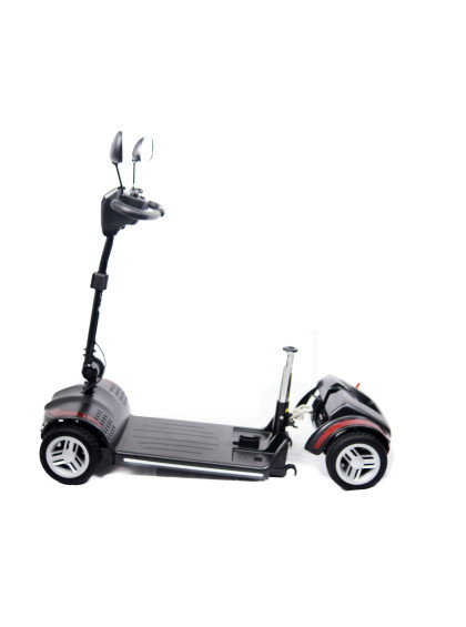 Cadeira de Rodas Motorizada Scooter Elétrica Dobrável até 136kg - Vermelha