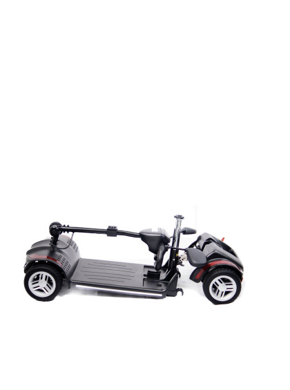 Cadeira de Rodas Motorizada Scooter Elétrica Dobrável até 136kg - Vermelha