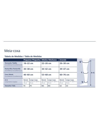 Meia 782A 20/30 AF Meia Coxa Natural Ever Sheer Normal G Sigvaris