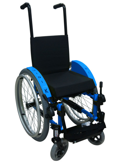 Cadeira de Rodas Infantil Mini K Assento 34cm Azul Glacial Ortobras
