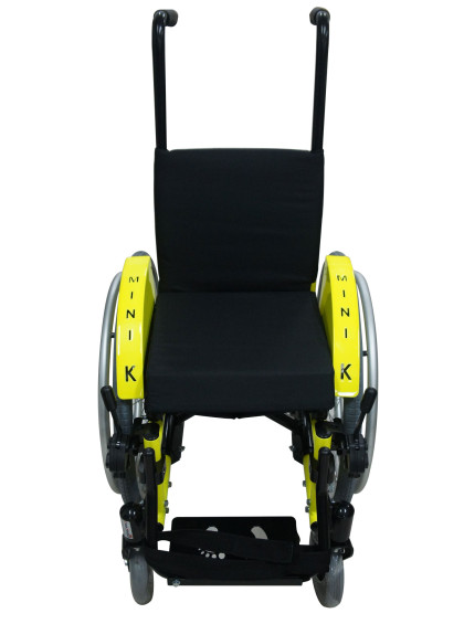 Cadeira de Rodas Infantil Mini K Assento 30cm Amarelo Flúor Ortobras