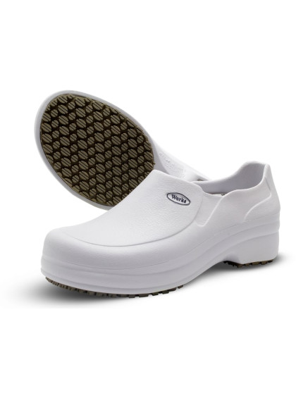 Sapato Antiderrapante em E.V.A Branco 37 Soft Works