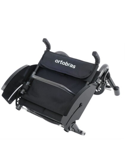 Cadeira de Rodas Monobloco Star Lite 42cm Branca Ortobras