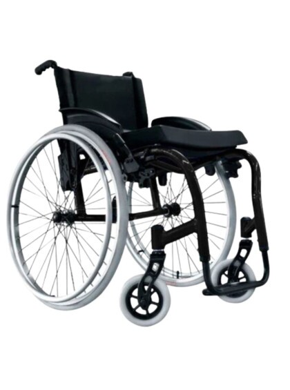 Cadeira de Rodas Monobloco Star Lite 42cm Preto Ortobras 