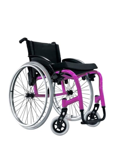 Cadeira de Rodas Monobloco Star Lite 42cm Rosa Pink Ortobra