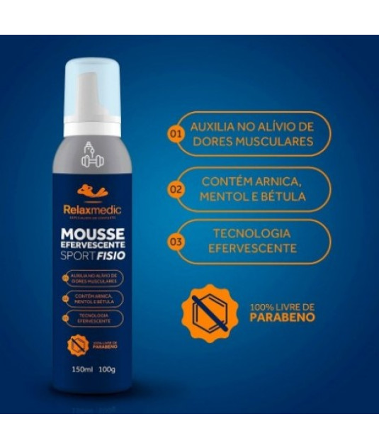 Spray para Dor Mousse Eferv Sport Fisio RM-CO1711