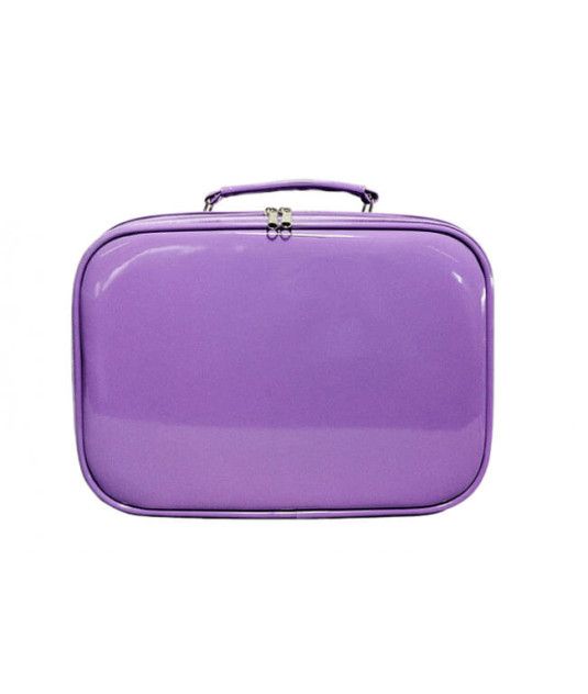 Maleta Médica Acadêmica Sintético Verniz Roxo Pinton