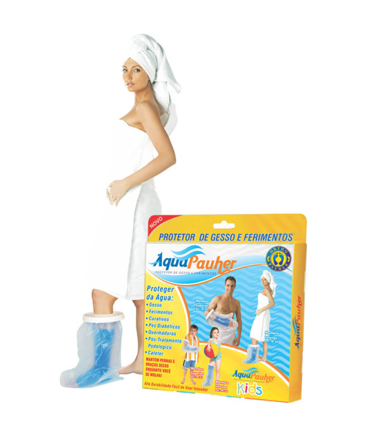 Protetor de Gesso e Curativo Aquapauher Perna Longo G Ortho Pauher 