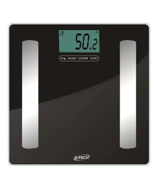 Balança Corporal Digital G-Tech Glass Pro Preta até 150 kg