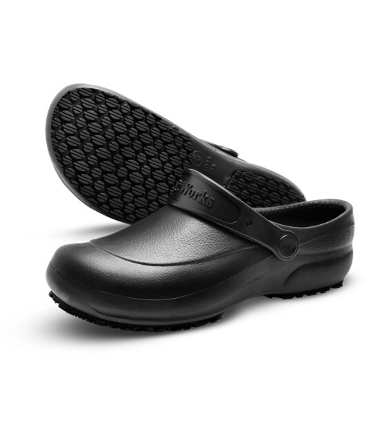 Crocs em E.V.A Antiderrapante Preto Soft Works