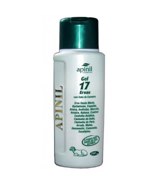 Gel 17 Ervas com Sebo de Carneiro 200gr Apinil