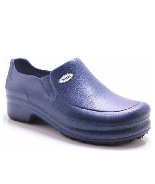 Sapato em E.V.A Antiderrapante Azul Marinho Soft Works 