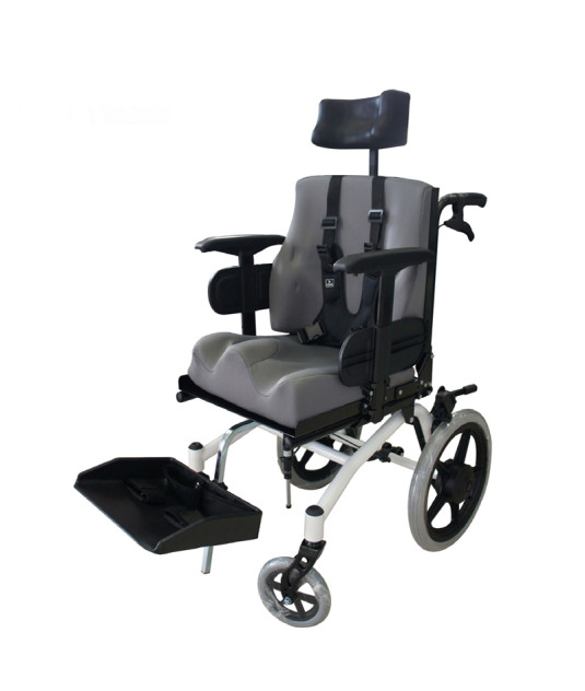Cadeira de Rodas Conforma Tilt com Apoio Postural Ortobras frente
