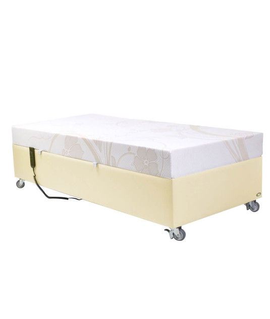 Cama Elétrica Century 0,89X1,98X0 Colchão Acoplado Creme Pilati