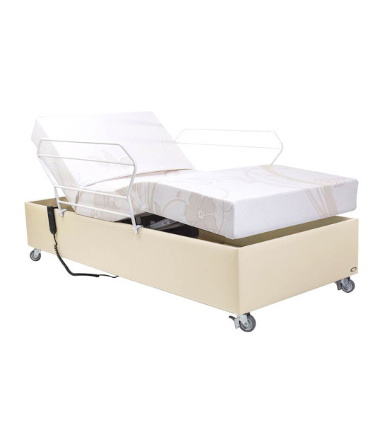 Cama Elétrica Century 0,89X1,98X0 Colchão Acoplado Creme Pilati