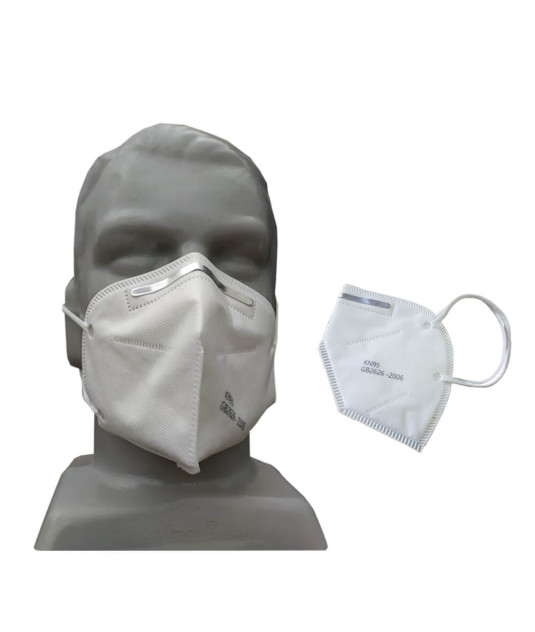 Máscara KN95 c/ Elástico e Clip Nasal