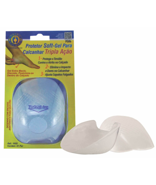 Protetor Soft-Gel para Calcanhar Tripla Ação Ortho Pauher