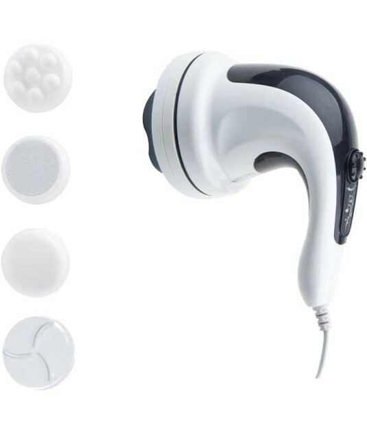 Massageador Elétrico Muscular Corporal Relaxmedic Orbit Massage 4 Acessórios 110v - Com acessórios