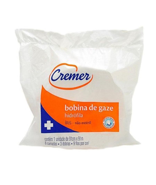Gaze Queijo 91x91 09/fios 8 Dobras Cremer