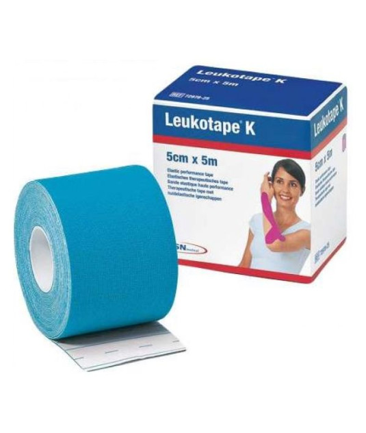 Bandagem Elástica Leukotape K 5cm x 5m Azul BSN