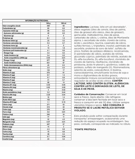 Aptamil RR 800g Kit 2 Unidades Danone – Fórmula Infantil 0 a 12 Meses com DHA, ARA e Goma Jataí