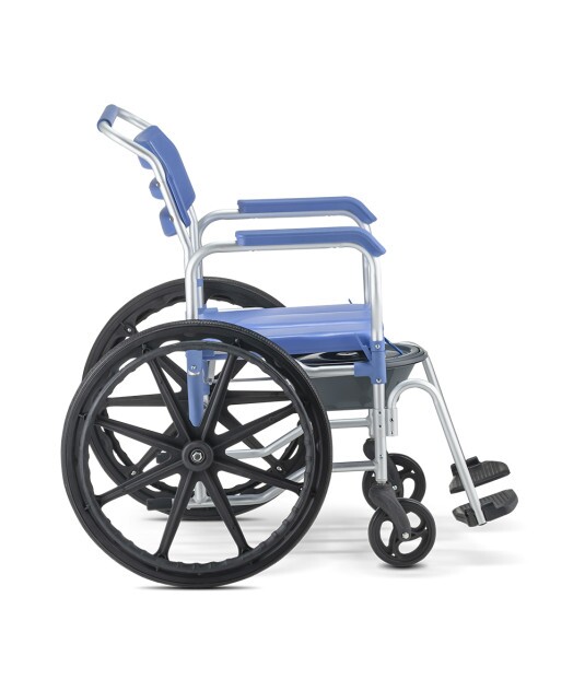 Cadeira de Banho D65 Desmontável em Alumínio até 150kg Assento 44 cm - Dellamed
