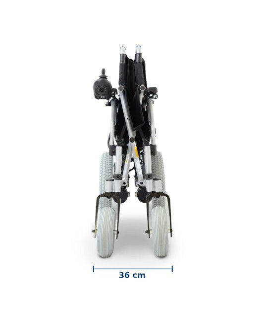 Cadeira de Rodas Motorizada Dobrável Elétrica Bivolt Alumínio D900 Dellamed