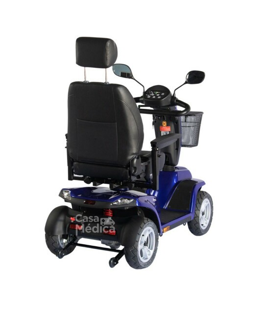 Scooter Scott XL até 181kg na cor Azul Metálico da marca Ottobock